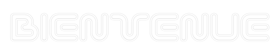 Individuelles Neon: BIENVENUE