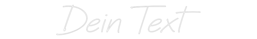 Individuelles Neon: Dein Text