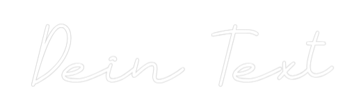 Individuelles Neon: Dein Text