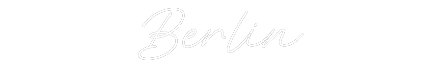 Individuelles Neon: Berlin