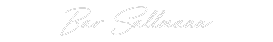Individuelles Neon: Bar Sallmann