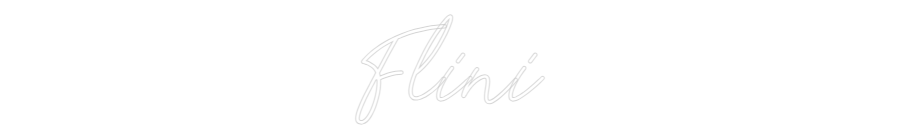 Individuelles Neon: Flini