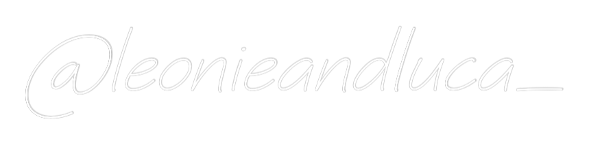 Individuelles Neon: @leonieandluca_