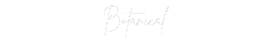 Individuelles Neon: Botanical