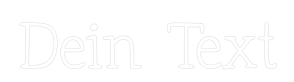 Individuelles Neon: Dein Text