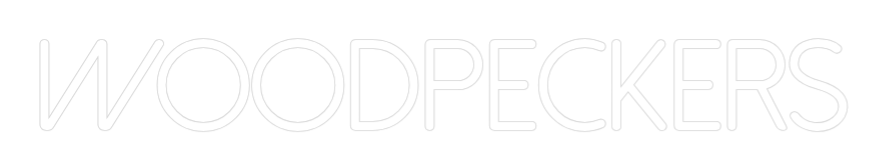Individuelles Neon: Woodpeckers