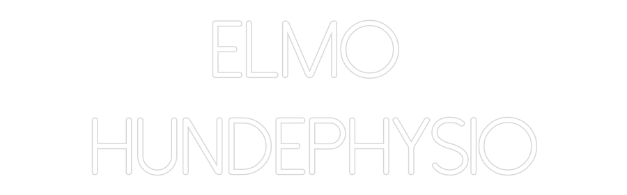 Individuelles Neon: ELMO 
Hundep...