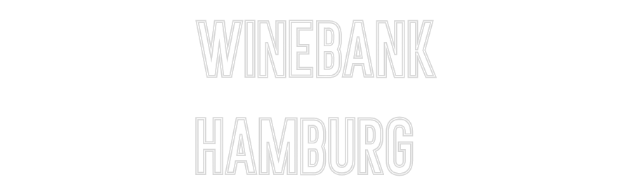 Individuelles Neon: wineBANK
Ham...