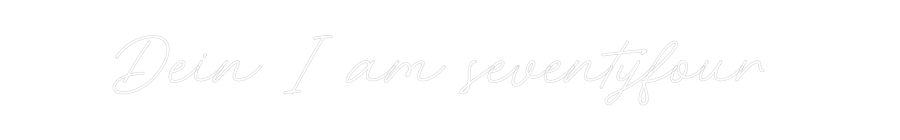 Individuelles Neon: Dein I am sev...
