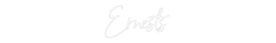 Individuelles Neon: Ernests
