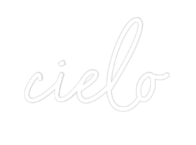 Individuelles Neon: cielo
