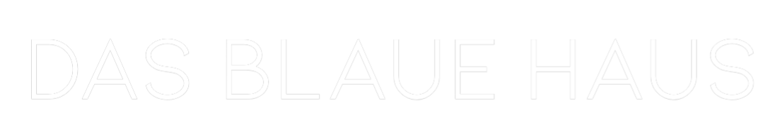 Individuelles Neon: Das Blaue Haus
