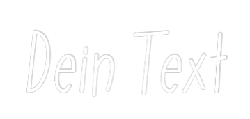Individuelles Neon: Dein Text
