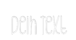 Individuelles Neon: Dein Text