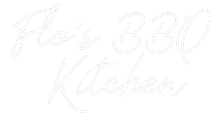 Individuelles Neon: Flo's BBQ 
K...