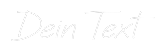 Individuelles Neon: Dein Text