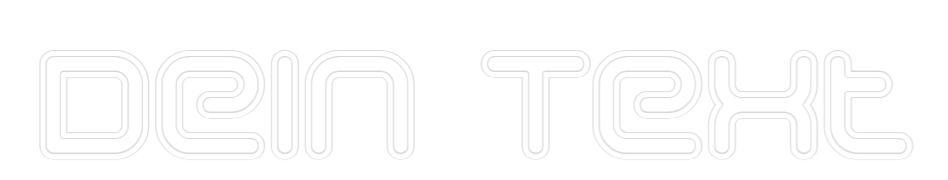 Individuelles Neon: Dein Text