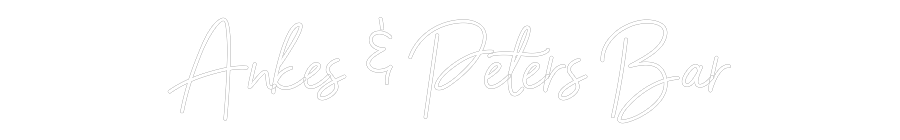 Individuelles Neon: Ankes & Peter...