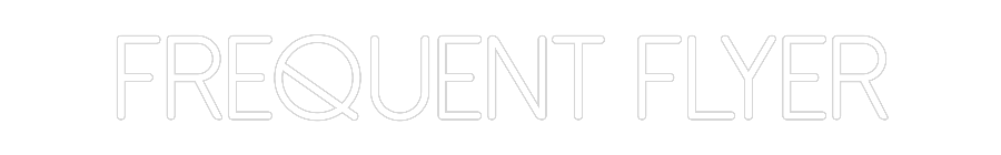 Individuelles Neon: Frequent Flyer