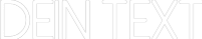 Individuelles Neon: Dein Text