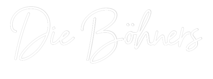 Individuelles Neon: Die Böhners