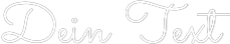 Individuelles Neon: Dein Text