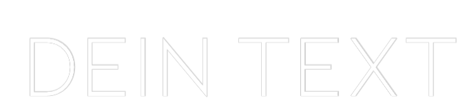 Individuelles Neon: Dein Text