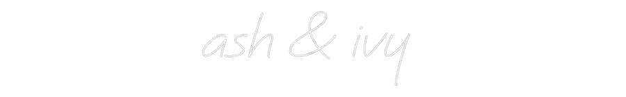 Individuelles Neon: ash & ivy