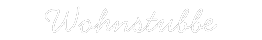 Individuelles Neon: Wohnstubbe