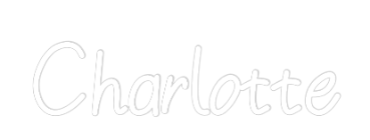 Individuelles Neon: Charlotte
