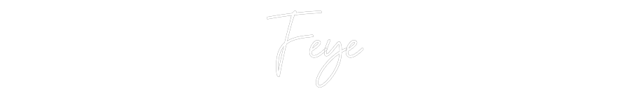 Individuelles Neon: Feye