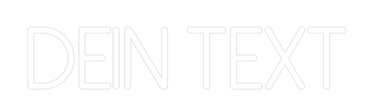 Individuelles Neon: Dein Text
