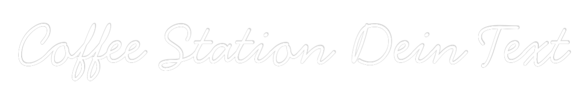 Individuelles Neon: Coffee Statio...