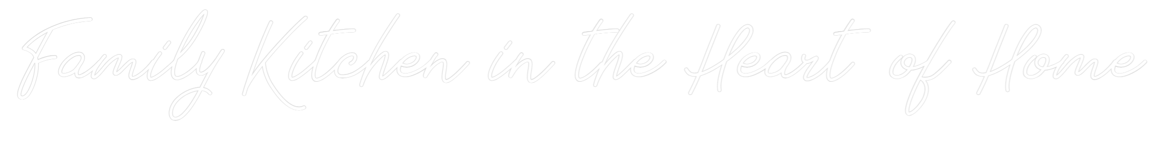 Individuelles Neon: Family Kitche...