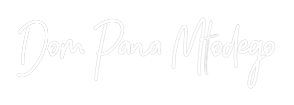 Individuelles Neon: Dom Pana Młod...