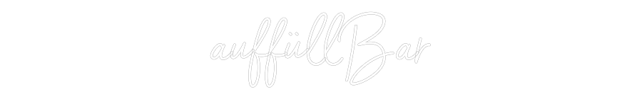 Individuelles Neon: auffüllBar