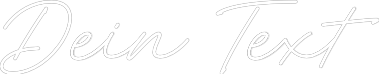 Individuelles Neon: Dein Text
