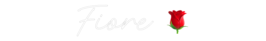 Individuelles Neon: Fiore 🌹