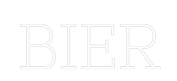 Individuelles Neon: BIER