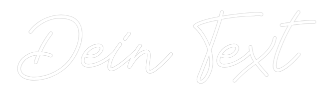 Individuelles Neon: Dein Text