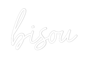 Individuelles Neon: bisou