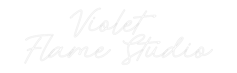 Individuelles Neon: Violet 
Flam...