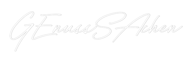 Individuelles Neon: GEnussSAchen