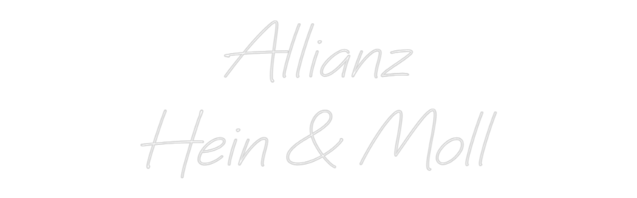 Individuelles Neon: Allianz
Hein...