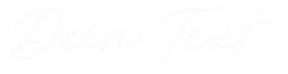Individuelles Neon: Dein Text