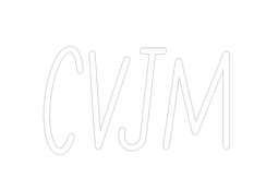 Individuelles Neon: CVJM