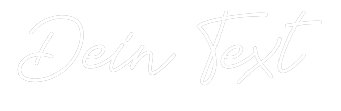 Individuelles Neon: Dein Text