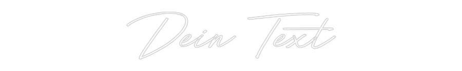 Individuelles Neon: Dein Text