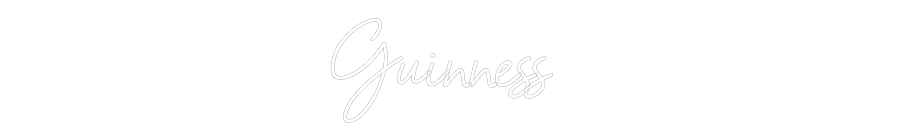 Individuelles Neon: Guinness