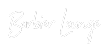 Individuelles Neon: Barbier Lounge